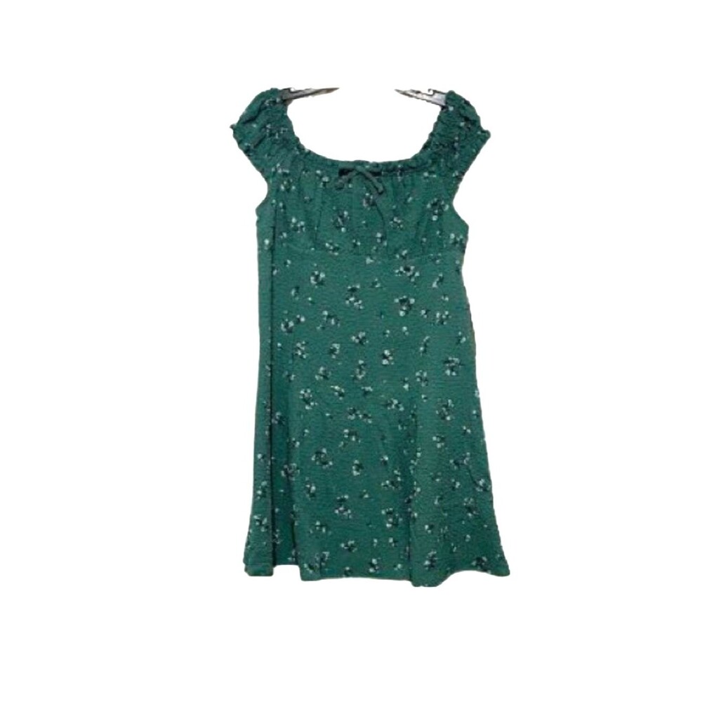 NWT Weekend Academy Girls Green Dress Size Small (6-6X)